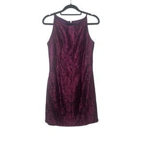 Gunne Sax Vintage 90s Purple Party Dress Size 7Juniors Small Minidress